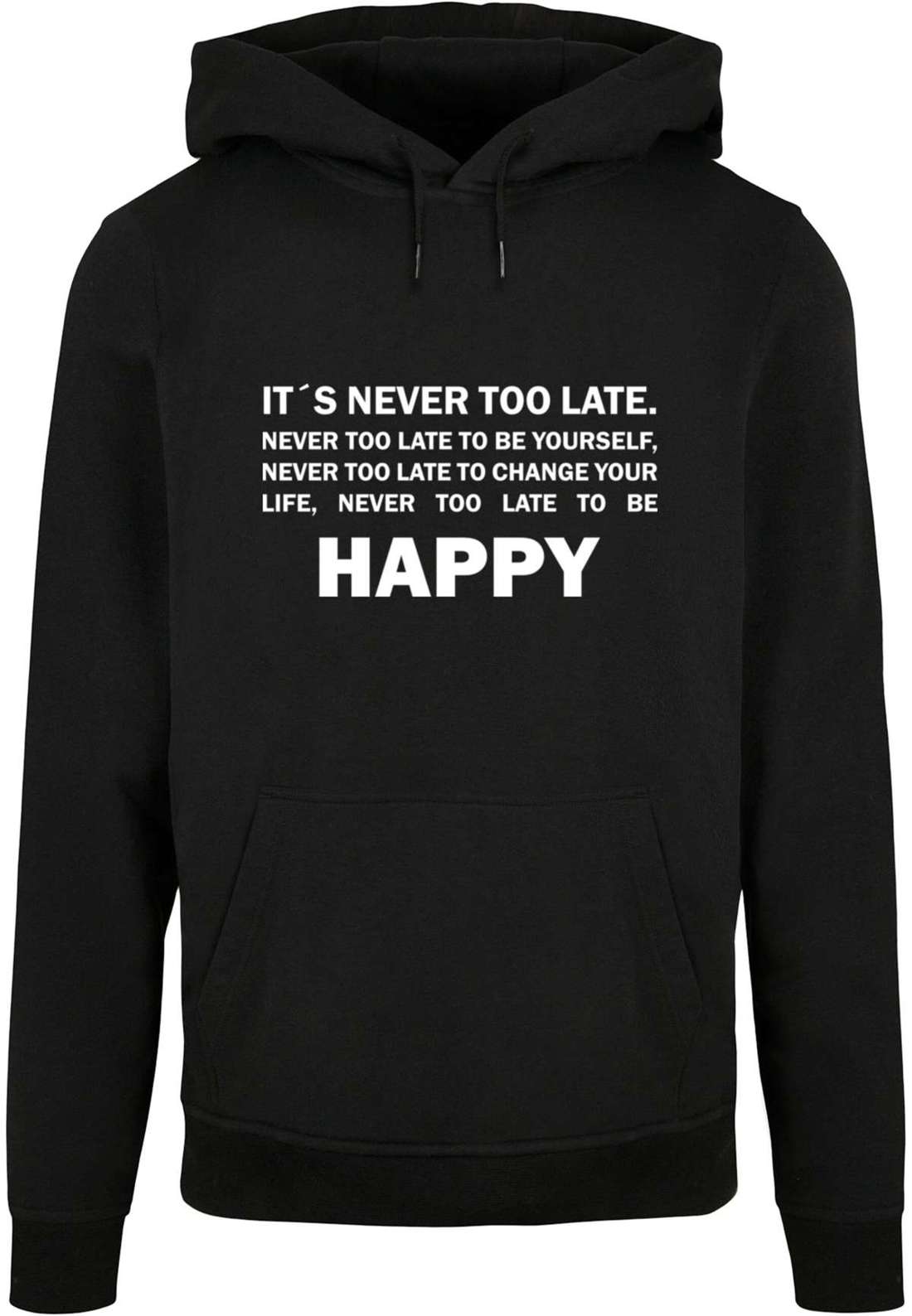 Толстовка с капюшоном Herren Never Too Late Basic Hoody