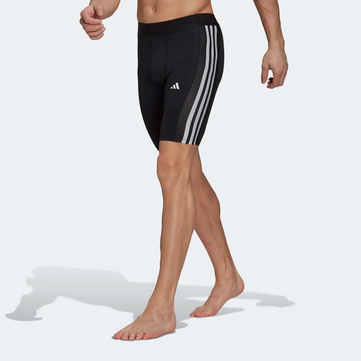 шорты TECHFIT 3STREIFEN TRAINING KURZE TIGHT