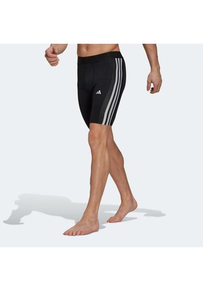шорты TECHFIT 3STREIFEN TRAINING KURZE TIGHT