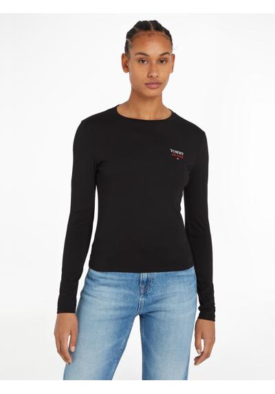 Рубашка с длинными рукавами и логотипом Tommy Jeans TJW SLIM ESSENTIAL LOGO 2 LS