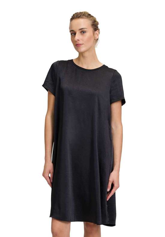 Летнее платье Basic-Kleid mit Rippbündchen