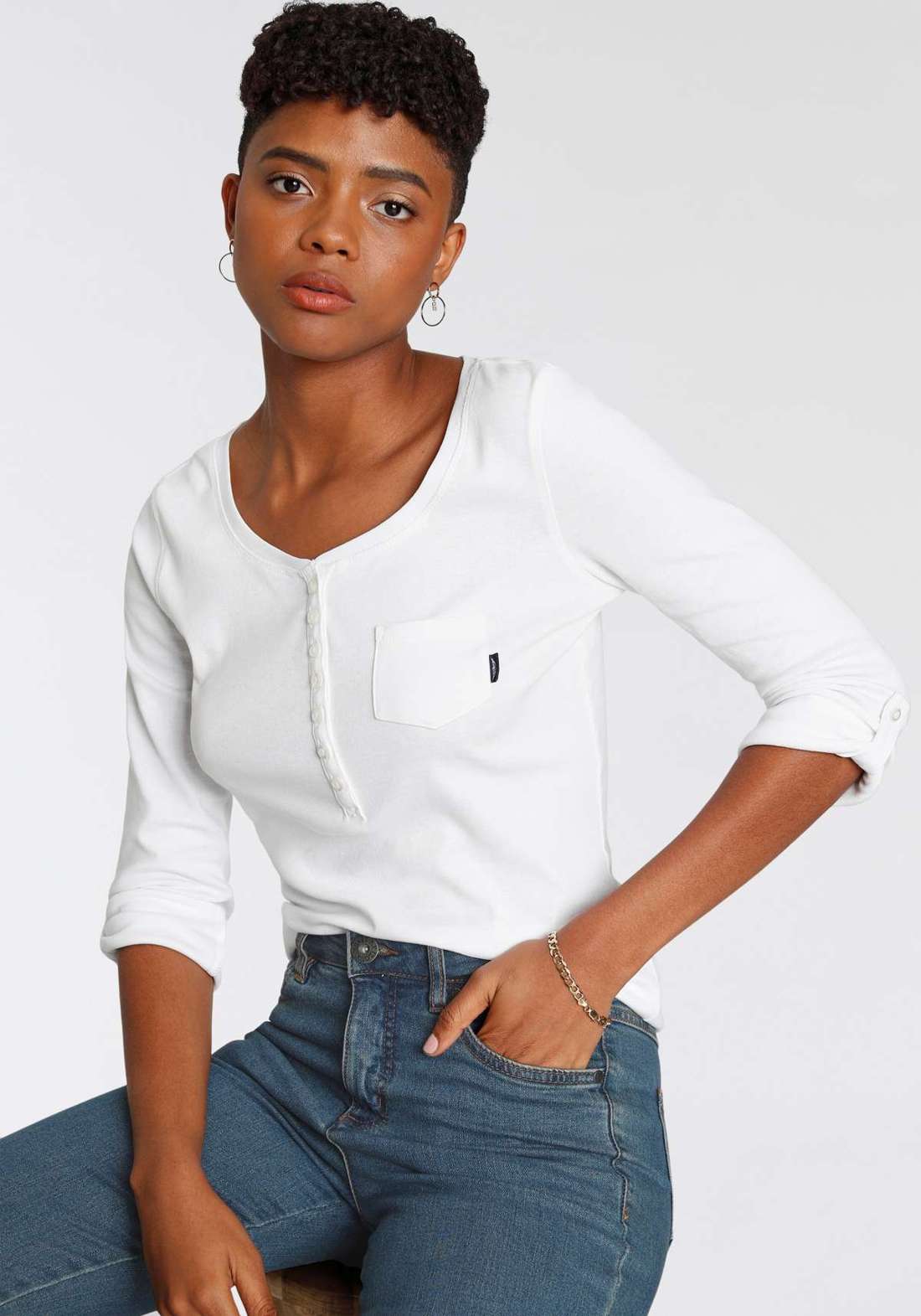 Рубашка с длинным рукавом