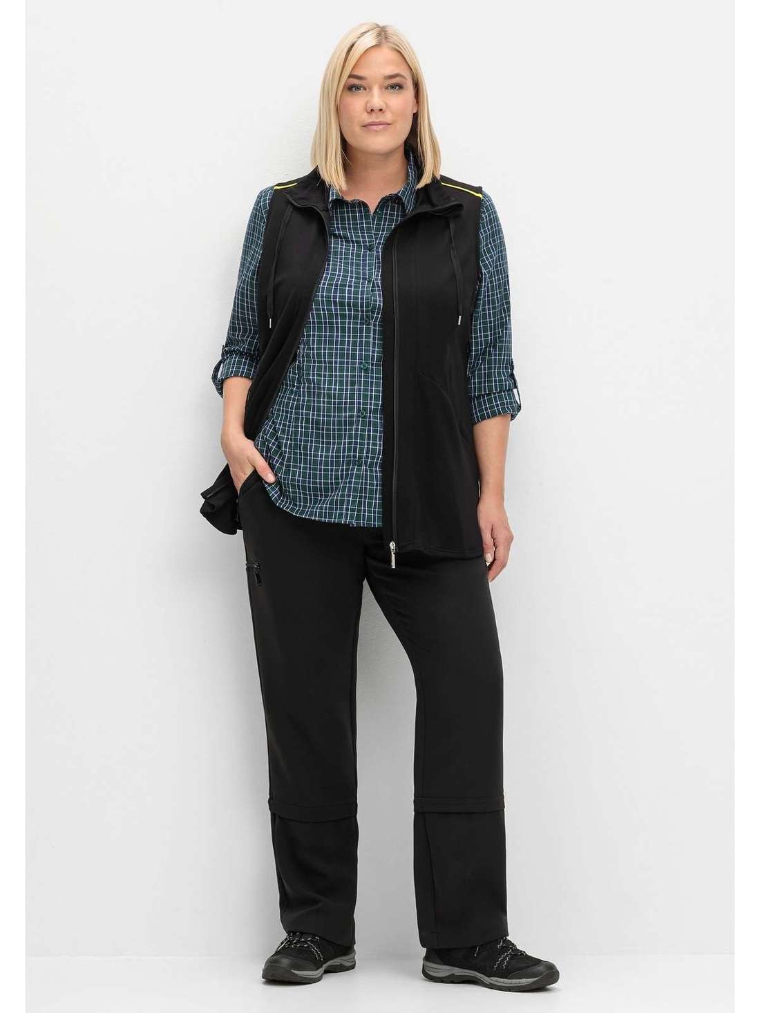 Функциональные брюки с укорачиваемыми штанинами. Große Größen