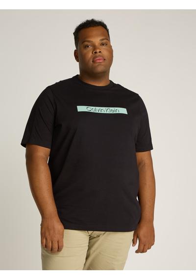 Футболка больших размеров с принтом логотипа BT_CUT OUT SHADOW LOGO T-SHIRT