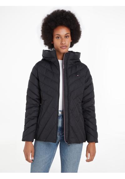 Стеганая куртка с капюшоном на средней набивке и... CHEVRON MW PADDED JACKET