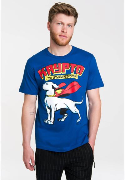 Футболка с крутым мотивом собаки Superdog - Krypto - DC Comics