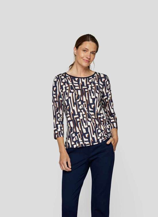 Рубашка с принтом Stylisches Grafikshirt im modernen Design