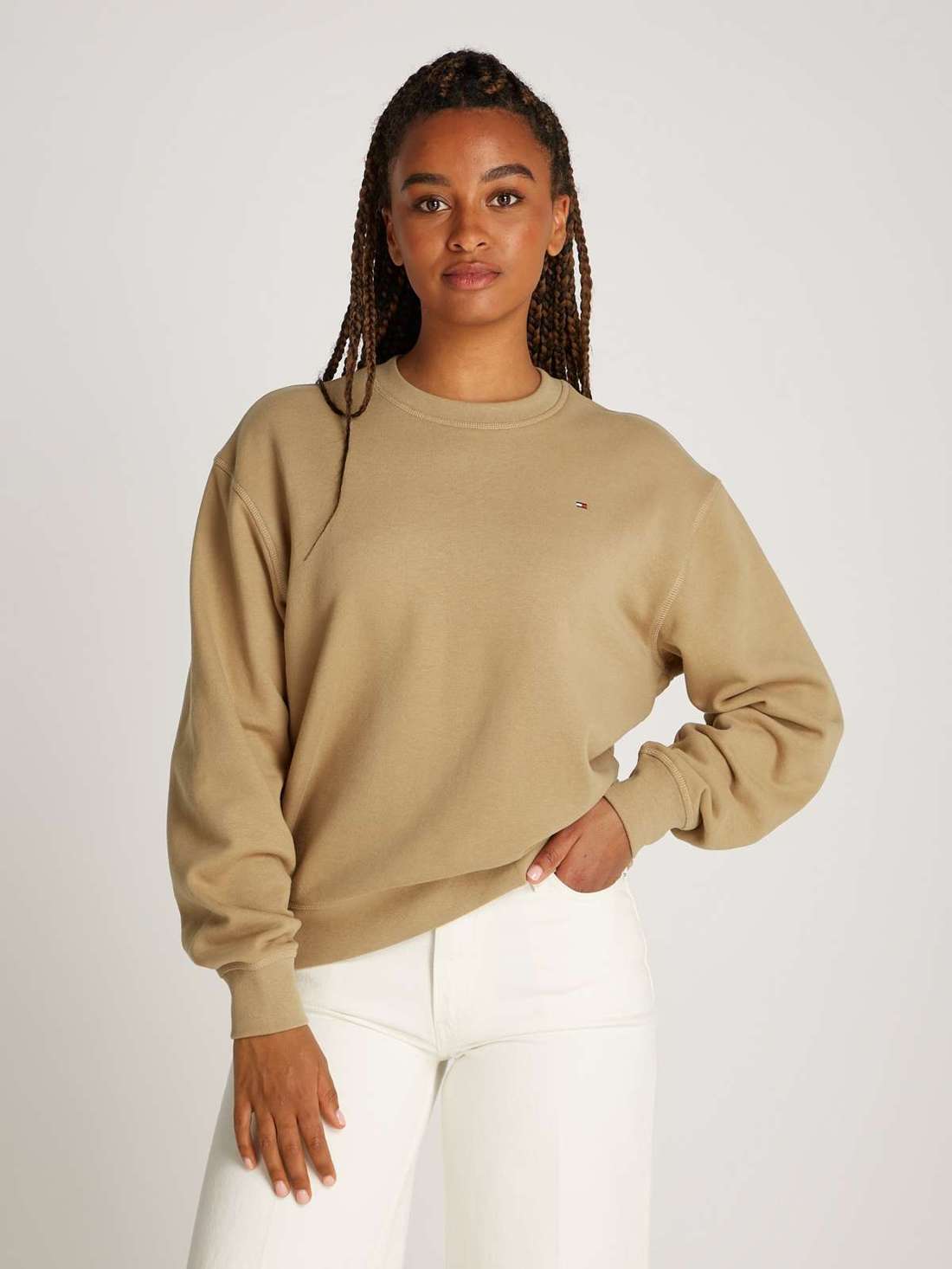 Толстовка с вышивкой логотипа REG FLAG ON CHEST SWTSHRT