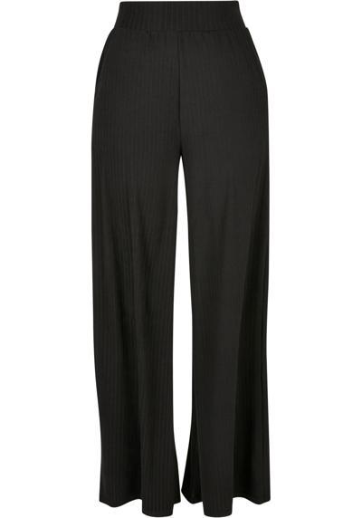Тканевые брюки Urban Classics Damen Ladies Rib Jersey Wide Leg Pants