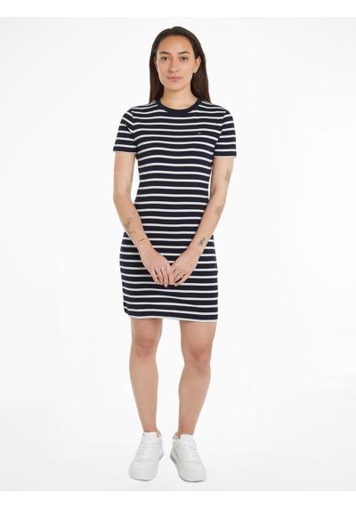 Платье-рубашка в полоску по всей поверхности NEW CODY STR SLIM SHORT DRS SS