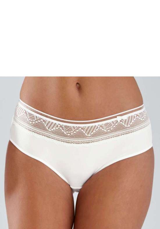 Трусики с кружевом из переработанного полиамида. Tiziana