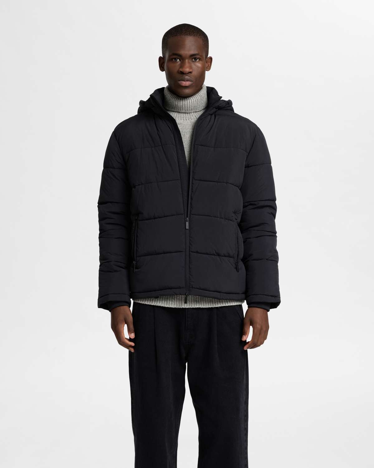 Уличная куртка с капюшоном SLHCOOPER PUFFER JKT NOOS