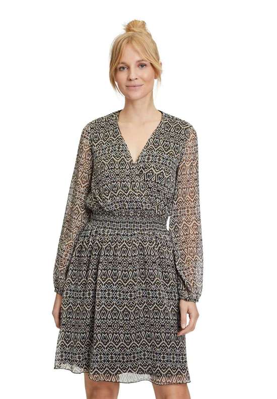 Шифоновое платье Chiffonkleid mit Muster