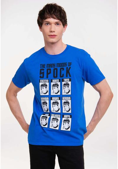 Футболка с большим логотипом Spock Moods Star Trek - Moods of Spock