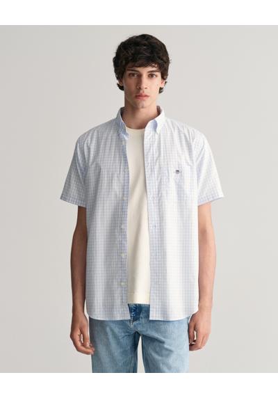 Рубашка с коротким рукавом Regular Fit Gingham Popeline Hemd strapazierfahig pflegeleicht kariert
