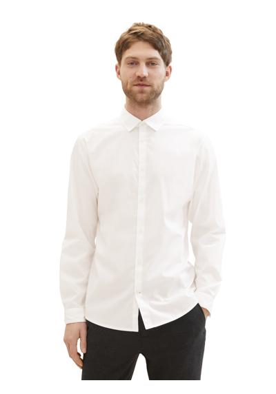 Рубашка с длинными рукавами и манжетами Poplin