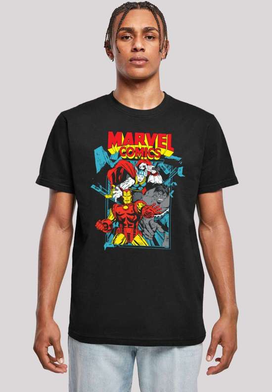 футболка T-Shirt `Marvel Comics Trio Pose`