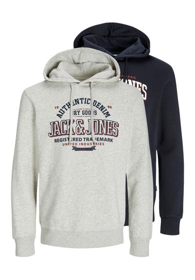 Толстовка с капюшоном JJELOGO SWEAT HOOD 2 COL 24/25 2PK MP