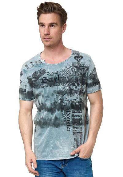 Футболка в повседневном стиле в стиле батик