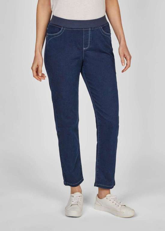 Брюки из джерси Jeans mit Elastikbund