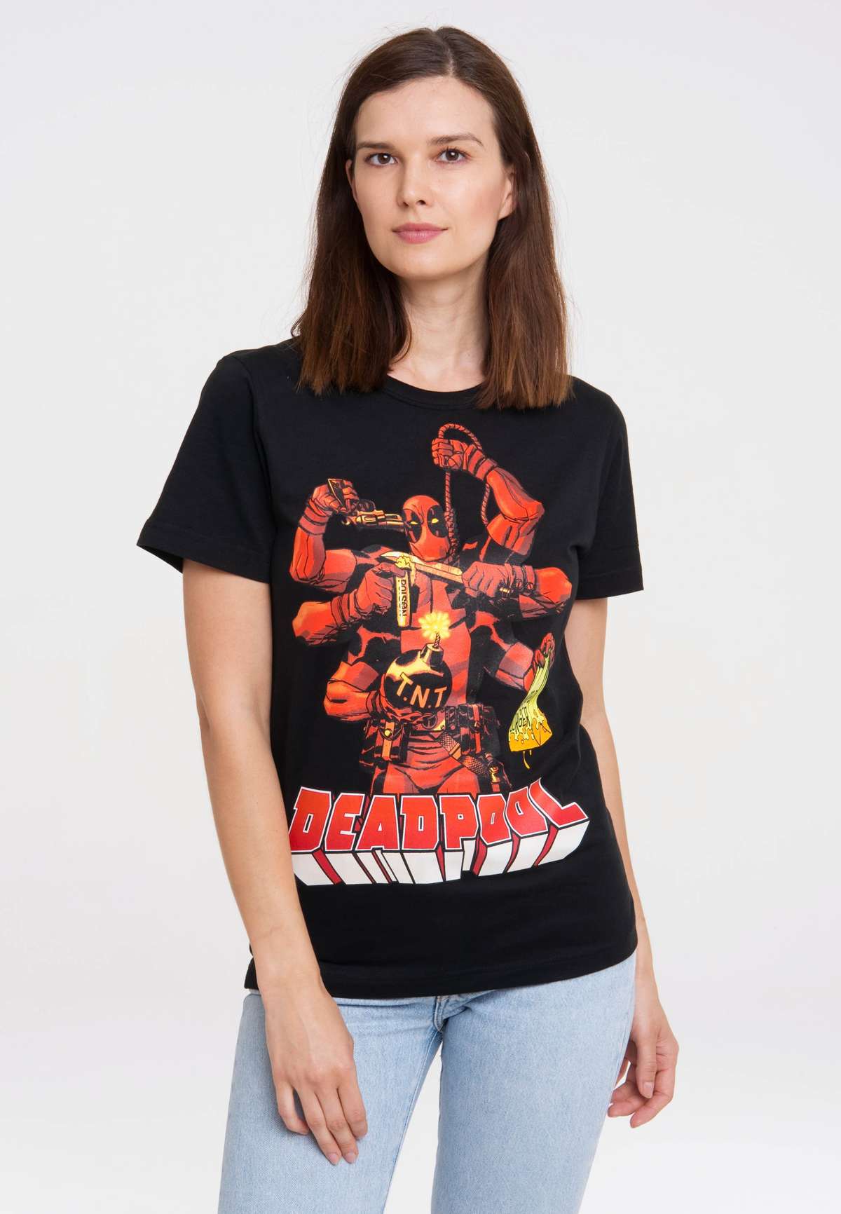 Футболка с лицензионным принтом Marvel Comics - Deadpool
