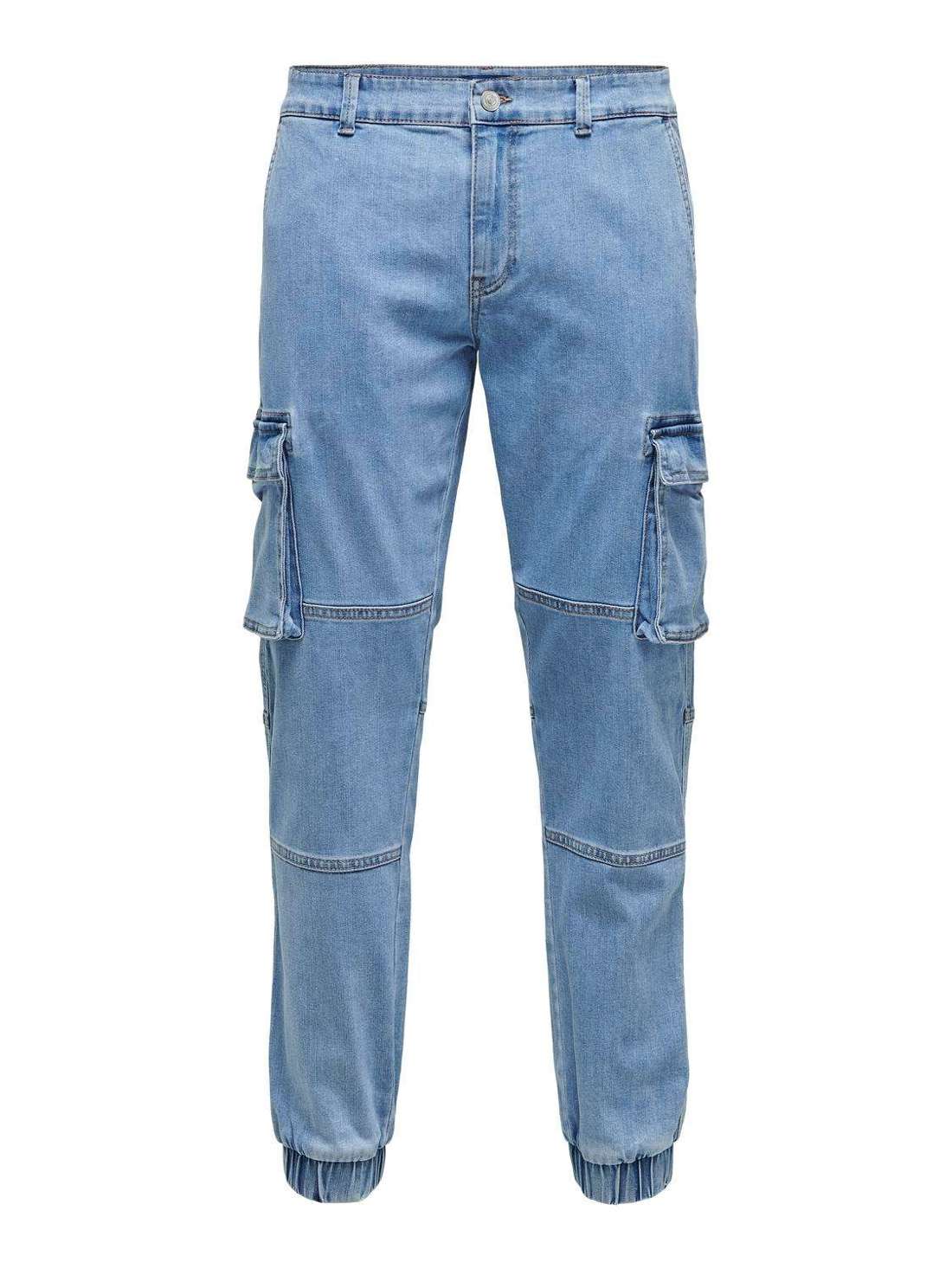 Джинсы-карго ONSCAM STAGE CARGO LBD 0414 PIM DNM CS