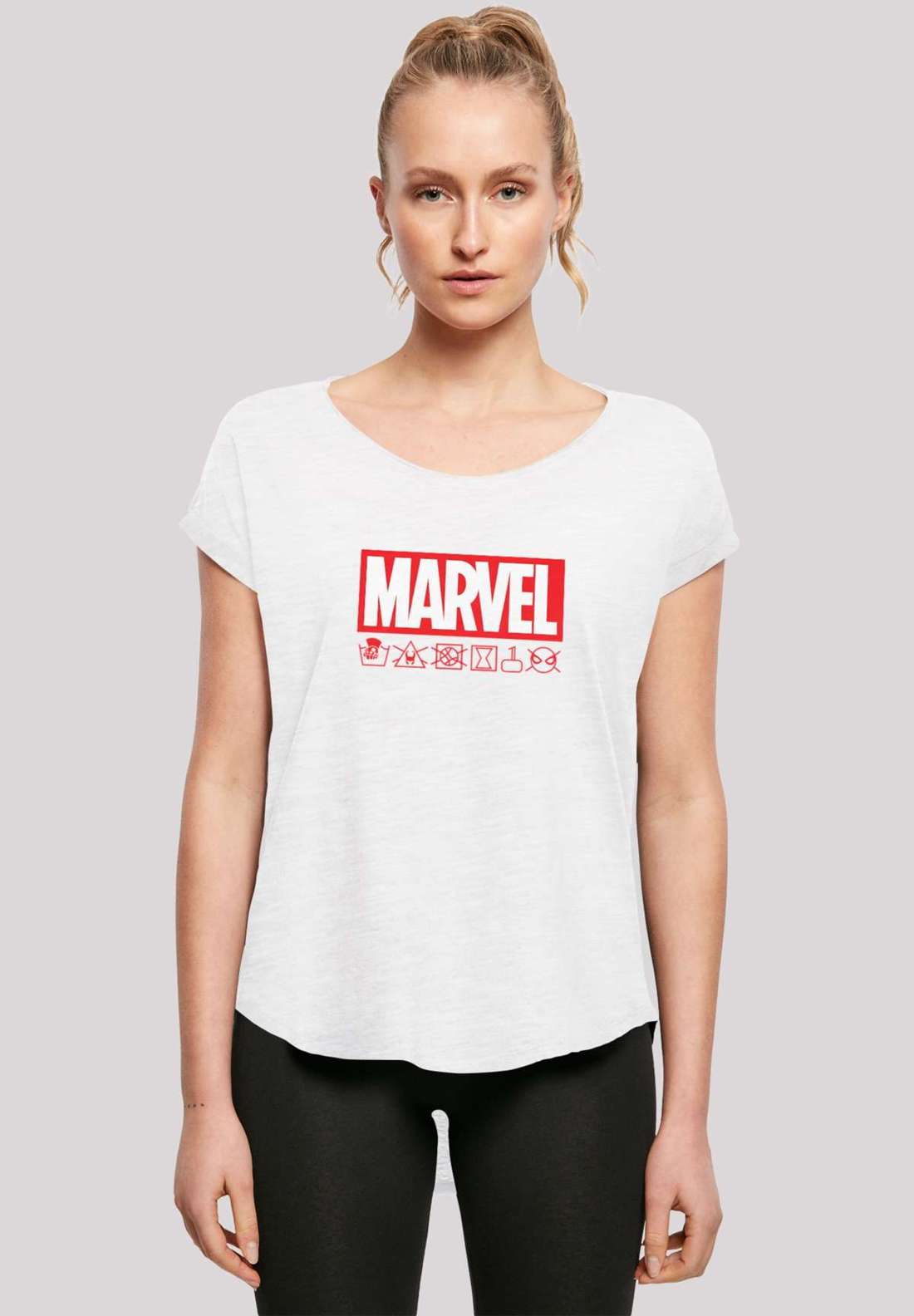 футболка Marvel Logo Waschsymbole