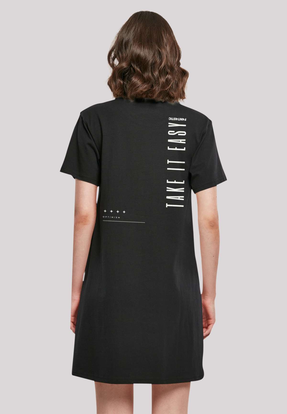 Платье-рубашка Take It Easy Text Damen T-Shirt Kleid
