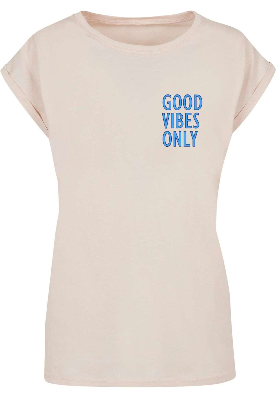 футболка Damen Ladies Good Vibes Only Extended Shoulder Tee