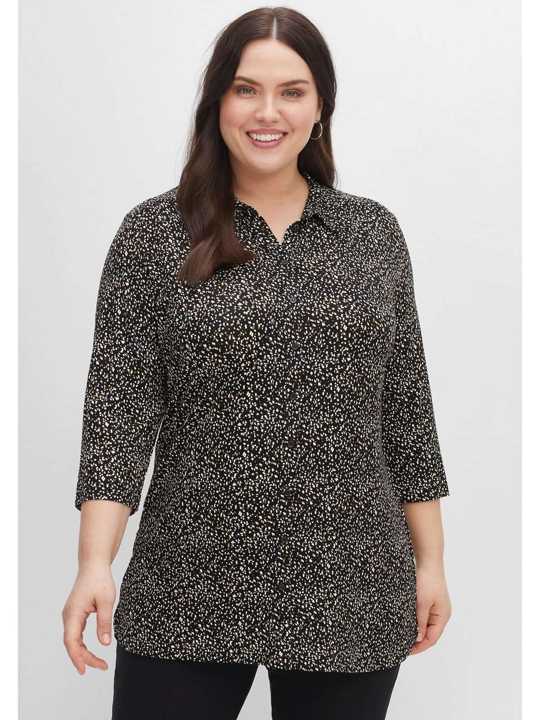 Блузка-рубашка Große Größen