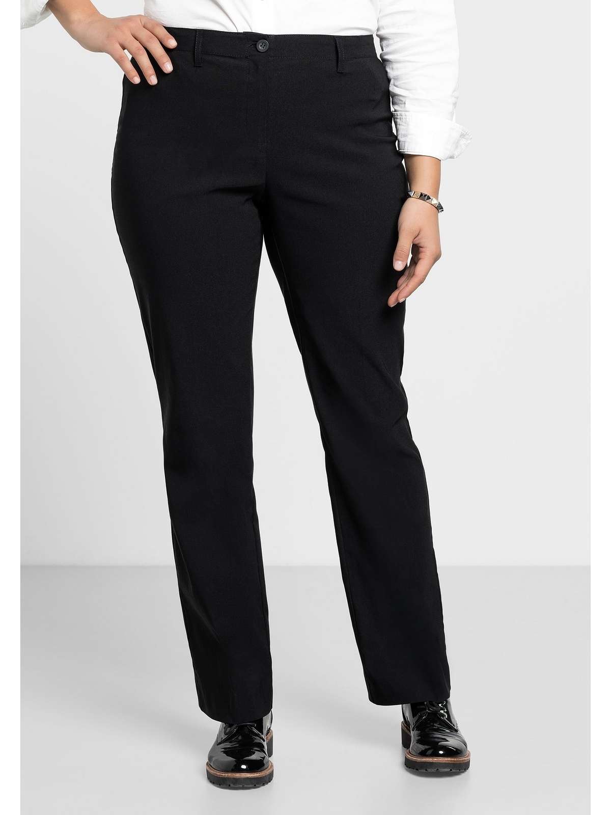 Брюки стрейч с узким поясом. Gro?e Gro?en«, »Die Bootcut