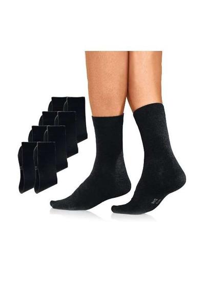 Базовые носки (8 пар) с высоким содержанием хлопка.