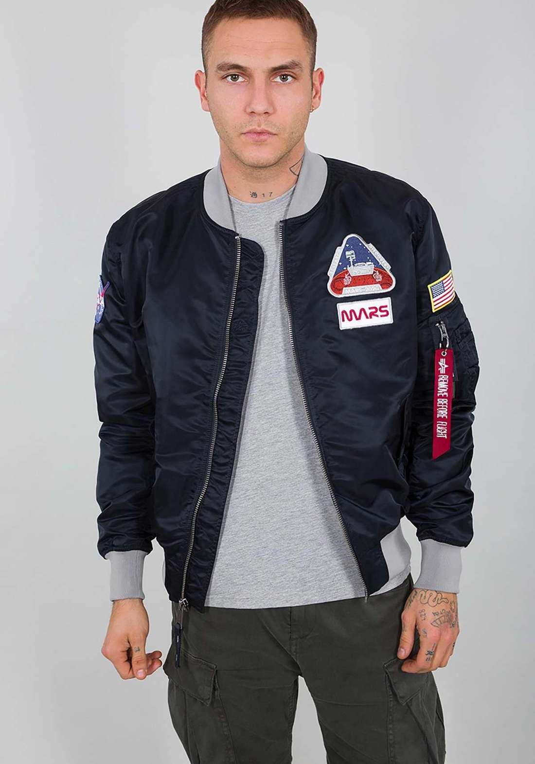 Куртка-бомбер Men - Bomber Jackets MA-1 LW Mission To Mars