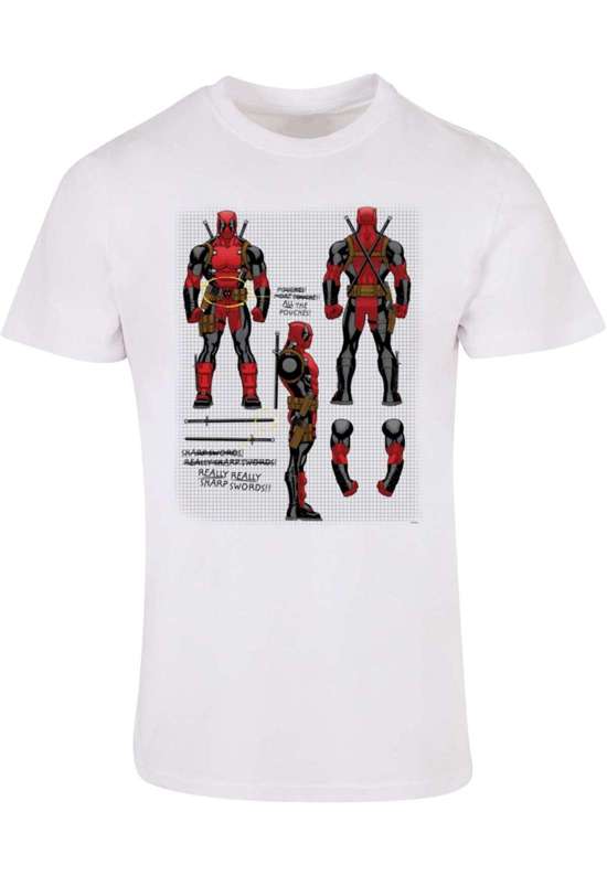 футболка Herren Deadpool - Action Figure Plans T-Shirt