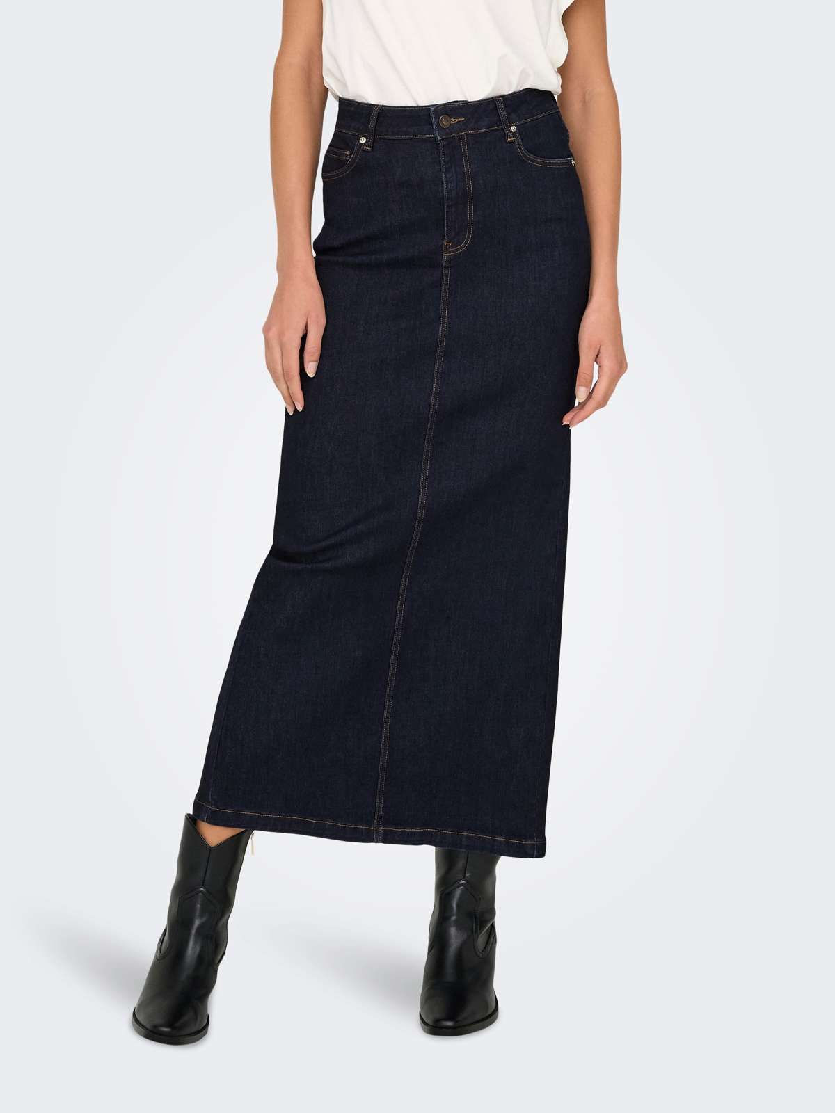Джинсовая юбка ONLWALO MW SLIT DNM MAXI SKIRT GUA