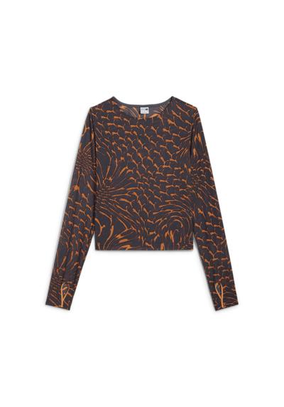 футболка DARE TO Mesh Langarm-Shirt Damen