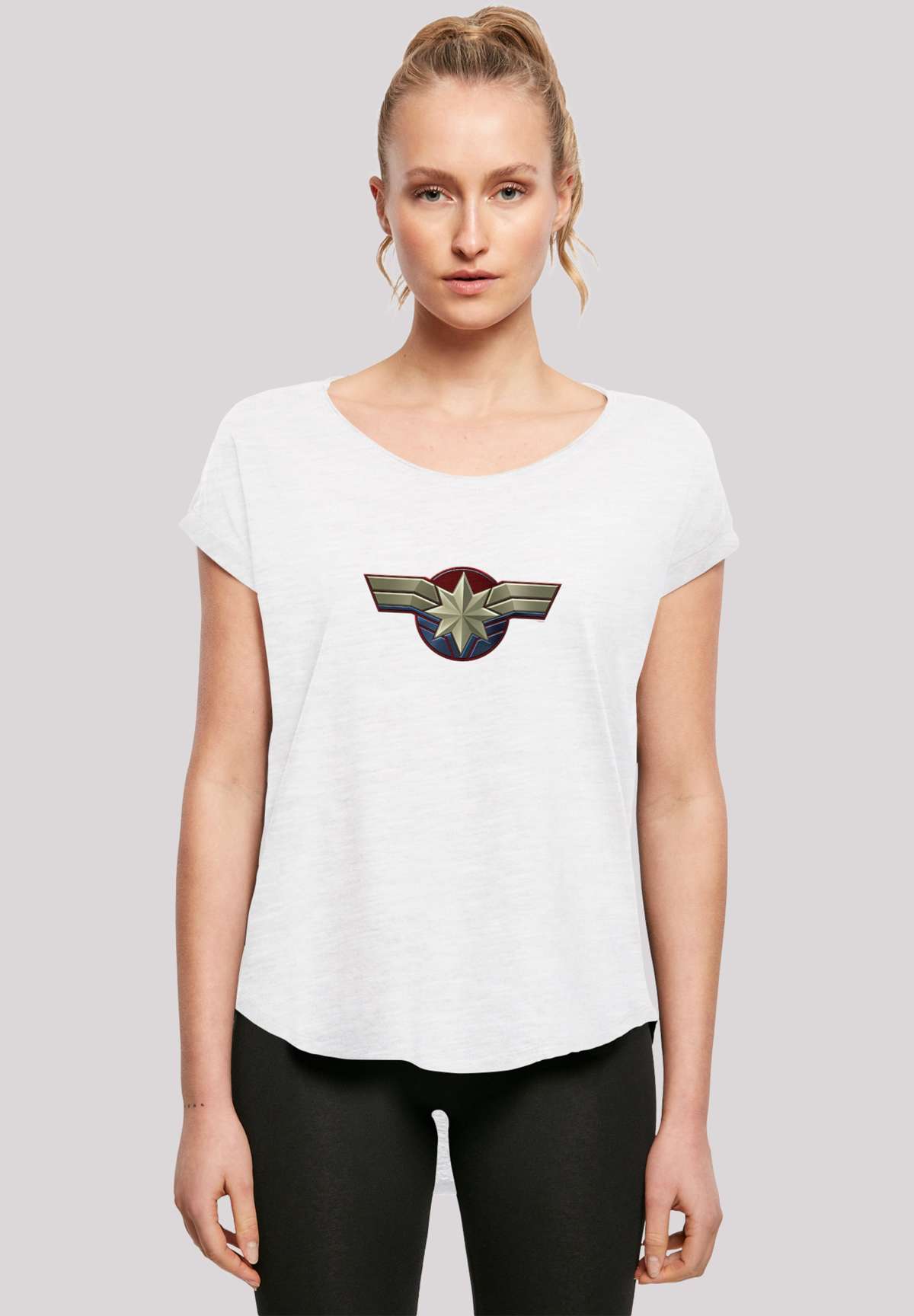футболка Marvel Captain Marvel Chest Emblem