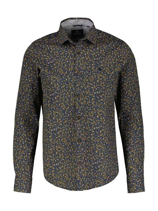 Рубашка с длинным рукавом LERROS Poplin-Stretchhemd mit AOP