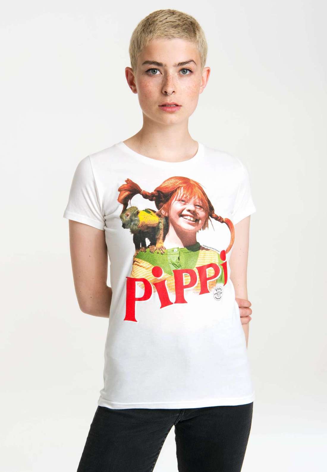 Футболка в стиле ретро Pippi Langstrumpf Herr Nilsson