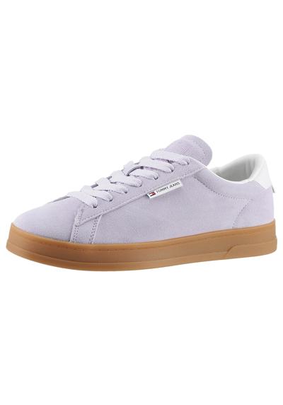Кроссовки с боковой этикеткой TJW COURT SNEAKER SUEDE