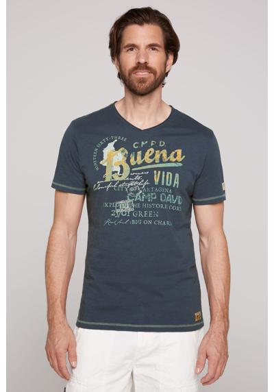 Футболка с принтом спереди и сзади