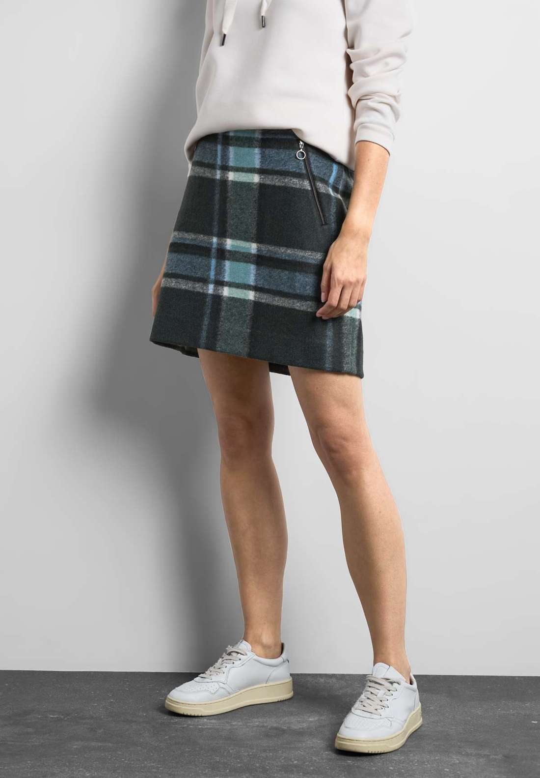 Мини-юбка из шерсти