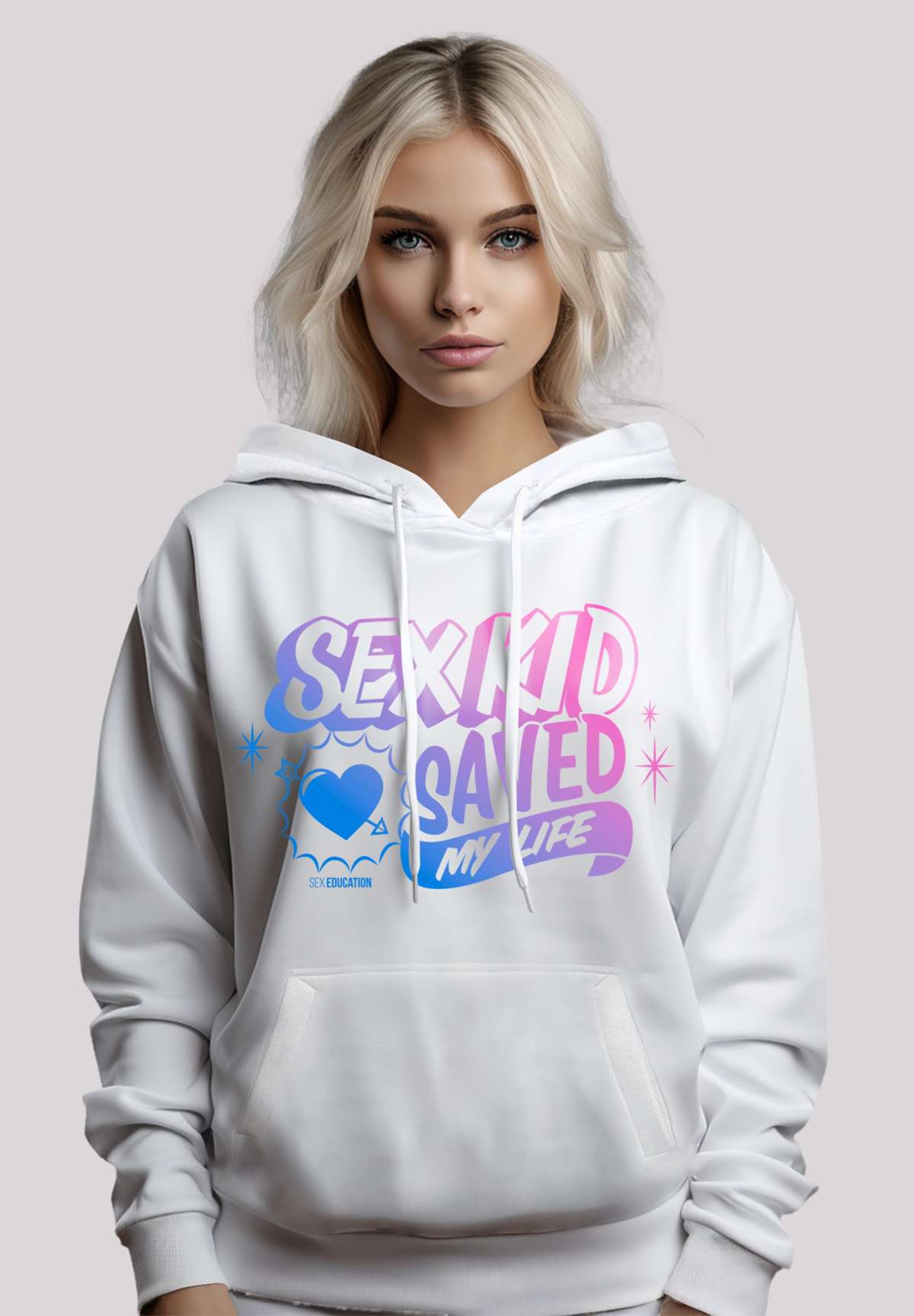 Толстовка с капюшоном Sex Education Sex Kid Blend Netflix TV Series