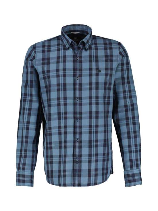Рубашка в клетку LERROS Karohemd in Twillqualität, weich gewaschen