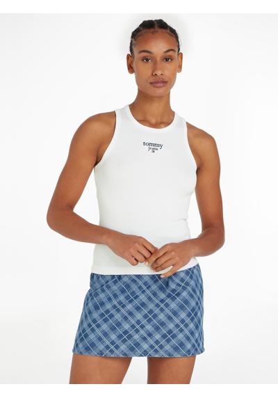 Майка с логотипом Tommy Jeans TJW SLM ESSENTIAL LOGO 1TANK EXT
