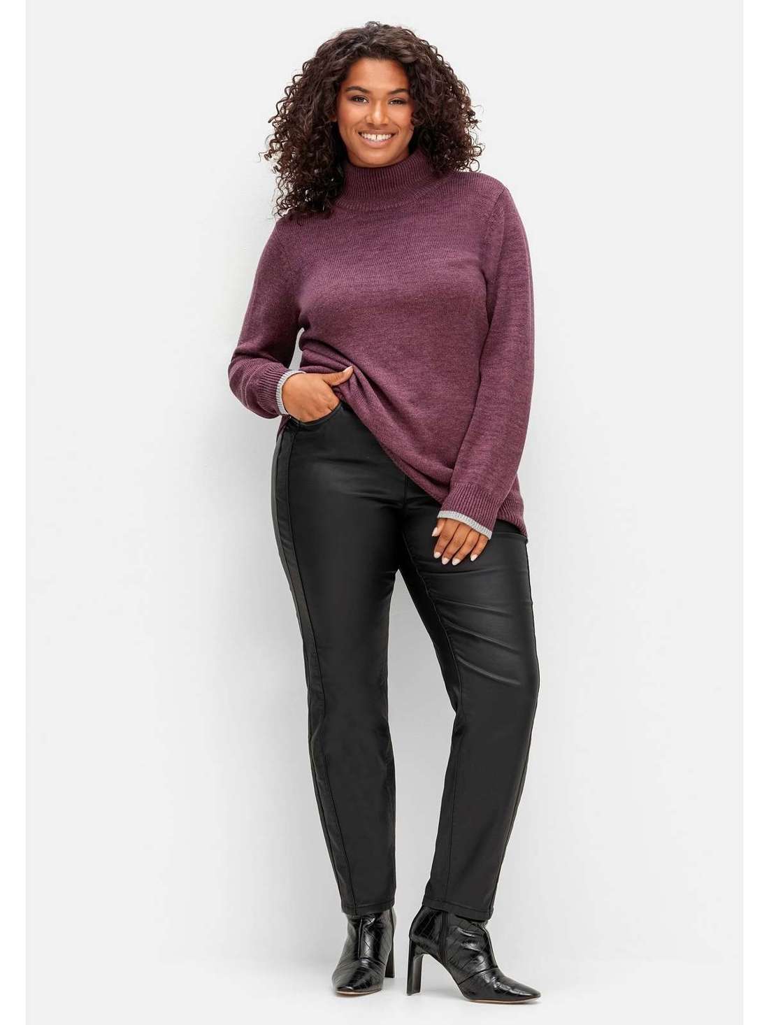 Брюки стрейч с покрытием Große Größen