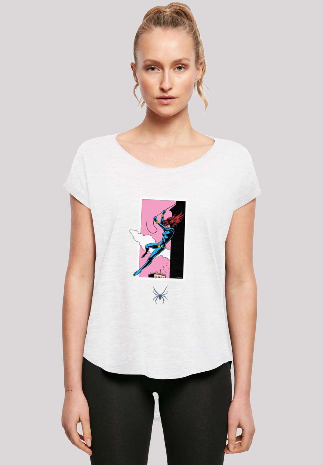 футболка Marvel Comics Black Widow Roof Jump