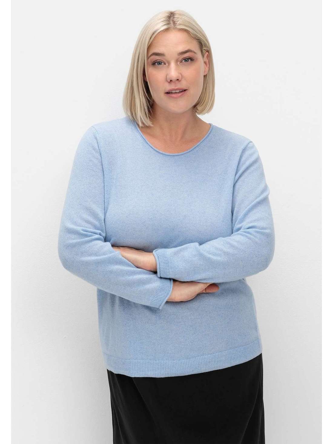 Свитер с круглым вырезом Große Größen