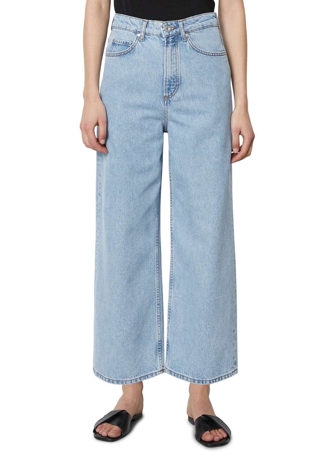 Широкие джинсы im Culotte-Stil