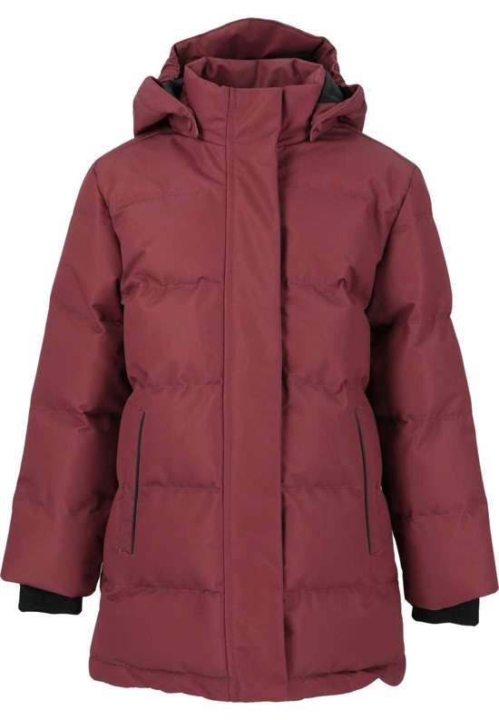 Стеганая куртка с высоким воротником